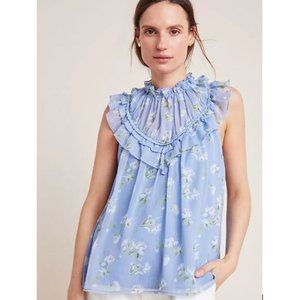 Lavender Fields Blouse by Ranna Gill from Anthropologie - Size Small